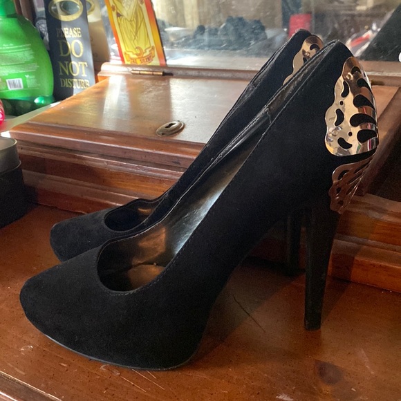 COPY - Carols Santana size 8 black heels never worn, like new condition - Picture 1 of 3